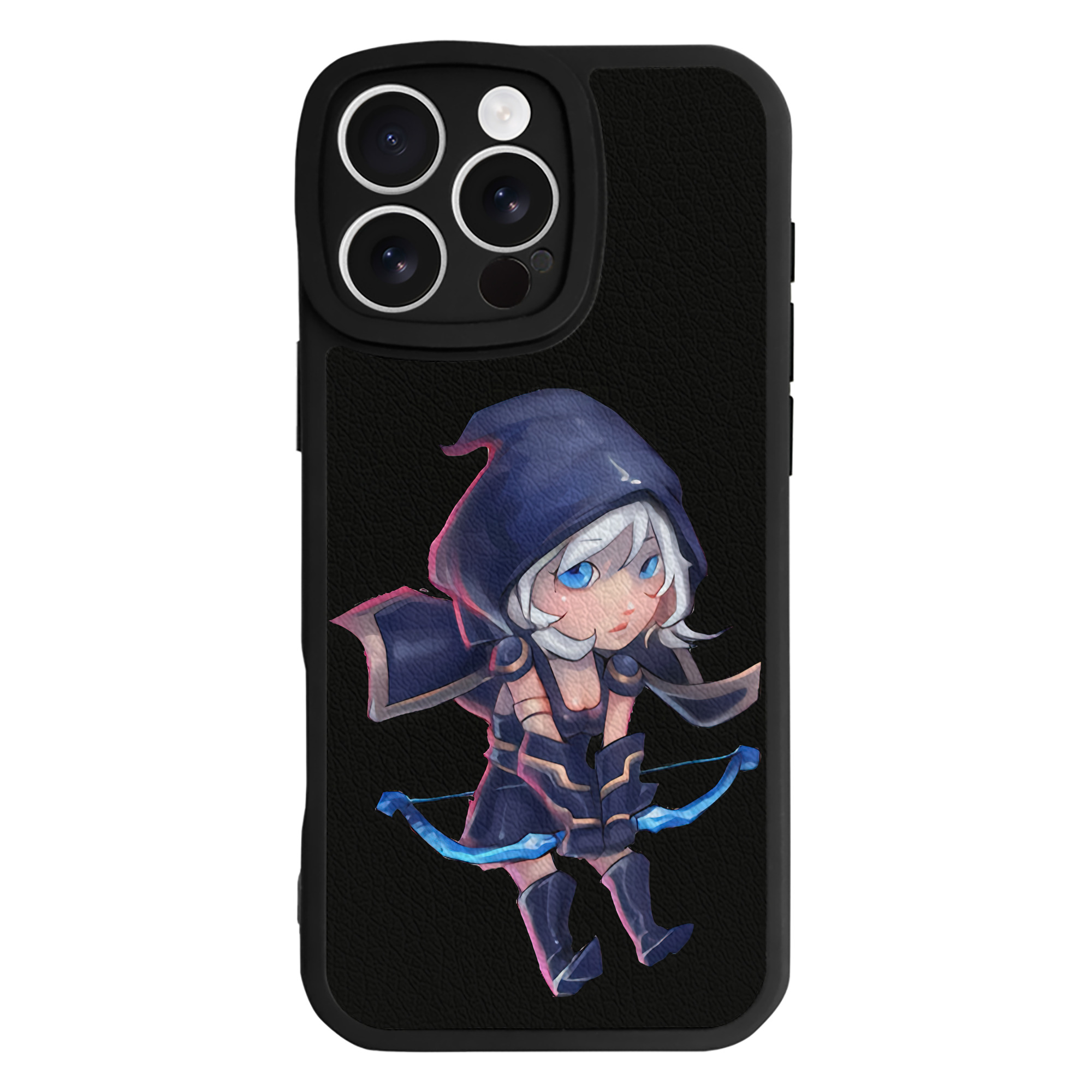 （画像用） リーグ・オブ・レジェンド League of Legends LOL 【iPhone 16シリーズ対応】シリコンスマホケース（レザー調） 材質：シリコン